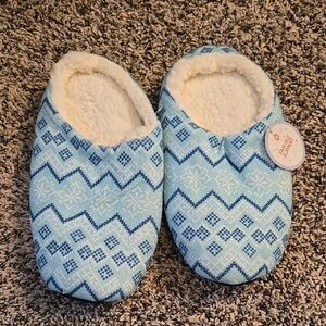 Cozy Blue Slippers